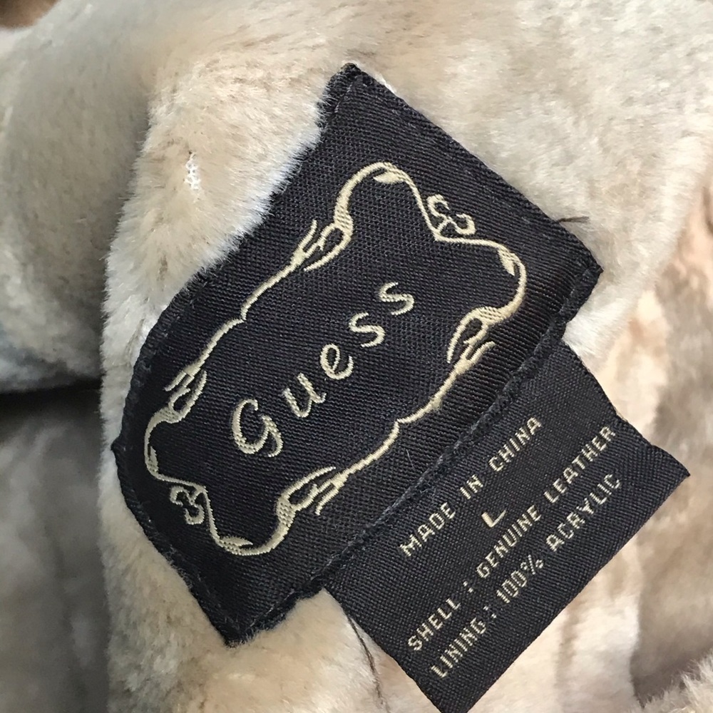 Vintage Guess Suede Patchwork Jacket - image 8